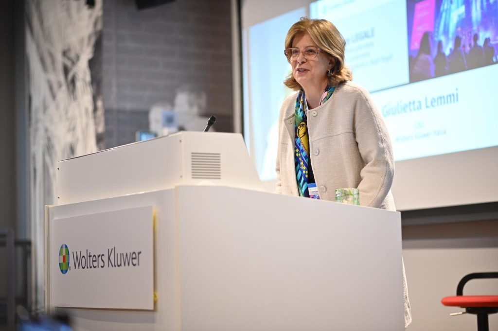 Giulietta Lemmi, AD Wolters Kluwer Italia al Forum Legale