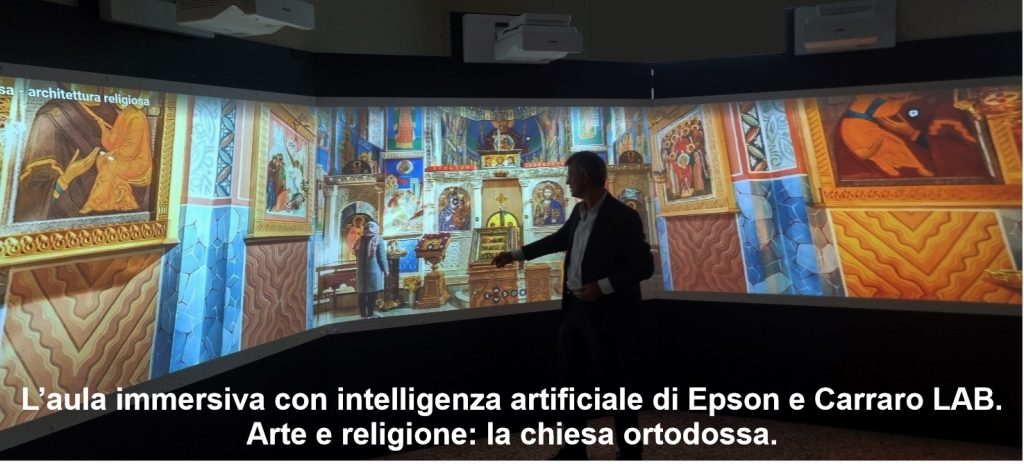 Epson Italia-Carraro LAB-aula immersiva